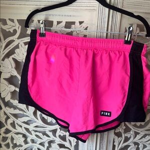 PINK Victoria's Secret Bright Pink Athletic Shorts